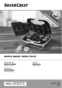 Manual SilverCrest IAN 292075 Waffle Maker