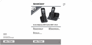 Manual SilverCrest IAN 75361 Wireless Phone