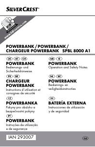 Handleiding SilverCrest IAN 293007 Mobiele oplader