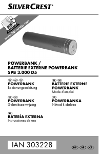 Handleiding SilverCrest IAN 303228 Mobiele oplader