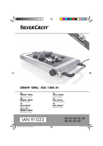 Használati útmutató SilverCrest IAN 91023 Asztali grillsütő
