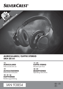 Manual de uso SilverCrest IAN 93854 Auriculares