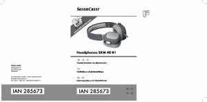 Handleiding SilverCrest IAN 285673 Koptelefoon