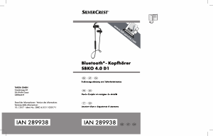 Mode d’emploi SilverCrest IAN 289938 Casque