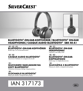 Bedienungsanleitung SilverCrest SBK 40 A1 Kopfhörer