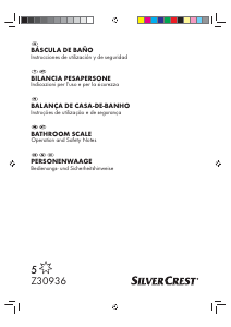 Manual SilverCrest IAN 75129 Scale