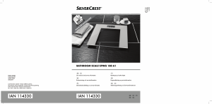 Käyttöohje SilverCrest IAN 114330 Henkilövaaka