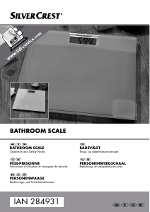 Manual SilverCrest IAN 284931 Scale