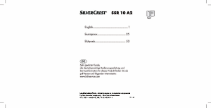 Handleiding SilverCrest SSR 10 A2 Radio