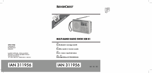 Bedienungsanleitung SilverCrest IAN 311956 Radio