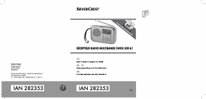 Mode d’emploi SilverCrest IAN 282353 Radio