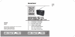 Mode d’emploi SilverCrest SDR 1.5 A1 Radio