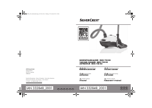 Manual SilverCrest SBSS 750 B2 Vacuum Cleaner