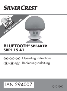 Manual SilverCrest IAN 294007 Speaker