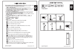 Kasutusjuhend Qazqa 38997 Rox Lamp