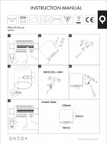 Bruksanvisning Qazqa 44751 Effect Lampa