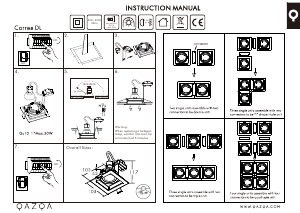 説明書 Qazqa 44818 Carree 1 ランプ