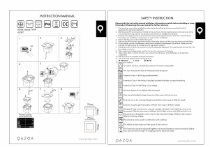 Mode d’emploi Qazqa 45087 Lampe