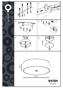 Mode d’emploi Qazqa 45275 Rope Lampe