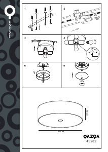 Brugsanvisning Qazqa 45282 Drum Lampe