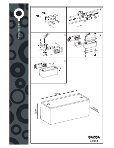 Kullanım kılavuzu Qazqa 45304 Drum Lamba