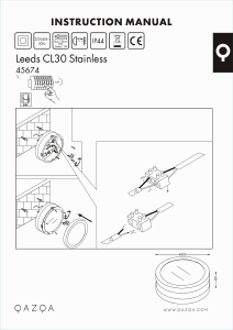 Manual de uso Qazqa 45674 Leeds Lámpara