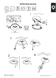 Mode d’emploi Qazqa 46215 Gipsy Zero Lampe