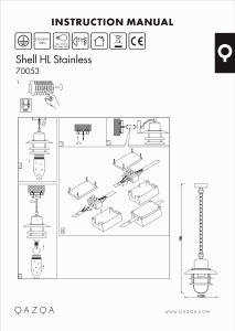 Manuale Qazqa 70053 Shell Lampada