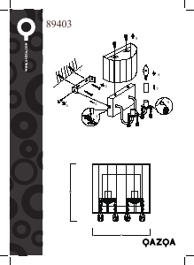 Kullanım kılavuzu Qazqa 89403 Kathrin 2 Lamba