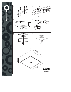 説明書 Qazqa 89873 Drum ランプ