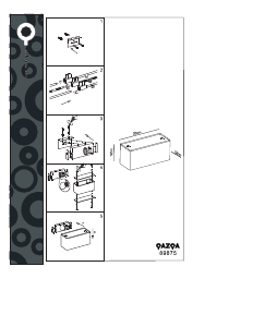 説明書 Qazqa 89875 Drum ランプ