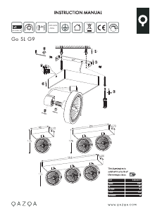 Manual Qazqa 89962 Go Lampă