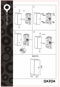 Mode d’emploi Qazqa 89976 Otan Outdoor Lampe