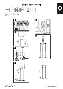 Manual de uso Qazqa 90785 Denmark Lámpara