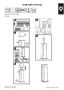 Manual de uso Qazqa 90786 Denmark Lámpara