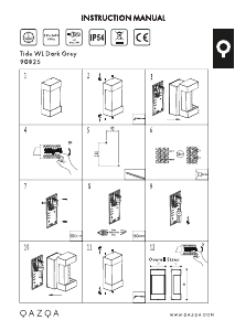 Manual de uso Qazqa 90825 Tide Lámpara