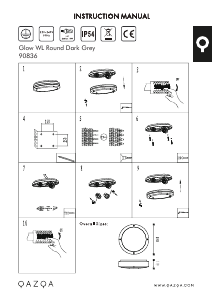 Mode d’emploi Qazqa 90836 Glow Lampe