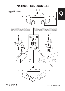 Bruksanvisning Qazqa 91013 Jeany 2 Lampa