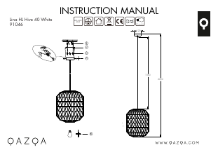 説明書 Qazqa 91046 Lina Hive 40 ランプ