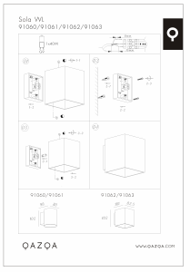 Kasutusjuhend Qazqa 91061 Sola Lamp