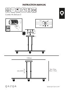 Kasutusjuhend Qazqa 91098 Combi 3 Deluxe Lamp