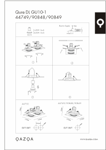 Bruksanvisning Qazqa 91100 Qure Lampa