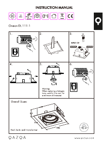 Manual de uso Qazqa 91102 1 Lámpara