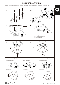 Mode d’emploi Qazqa 91188 Drum Deluxe Jute Lampe