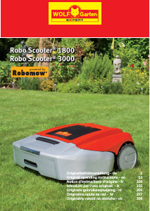 Manual Wolf Garten Robo Scooter 1800 Lawn Mower