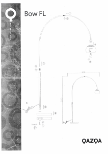 Bruksanvisning Qazqa 91266 Lampa