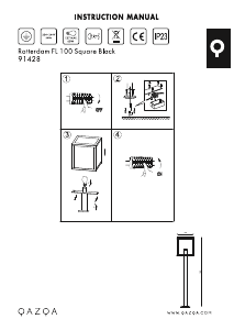 Brugsanvisning Qazqa 91428 Rotterdam Lampe