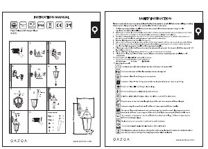 Manuale Qazqa 91572 New Orleans Lampada