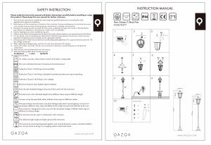 Руководство Qazqa 91577 New Orleans Светильник