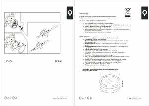 Руководство Qazqa 91723 Leeds Светильник